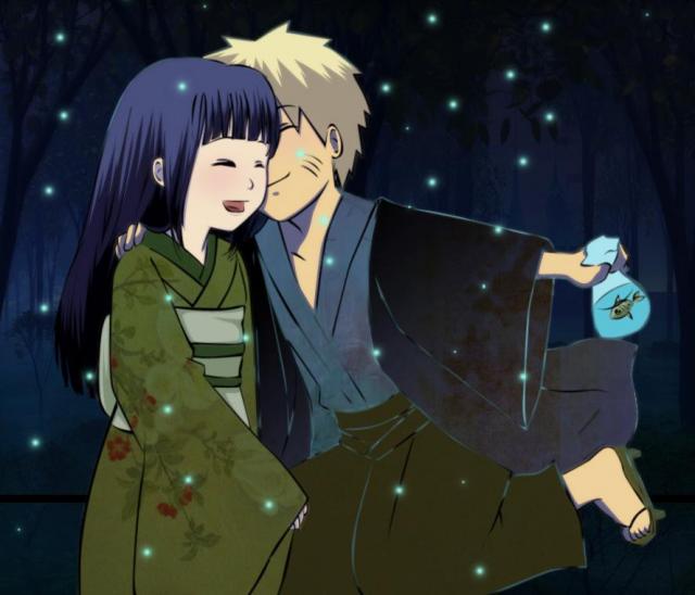 Naruto and Hinata such a cute Leaf Couple 